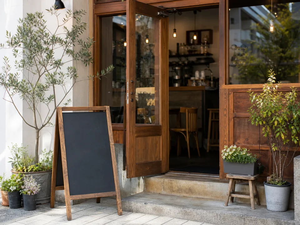 店舗の入口写真の例