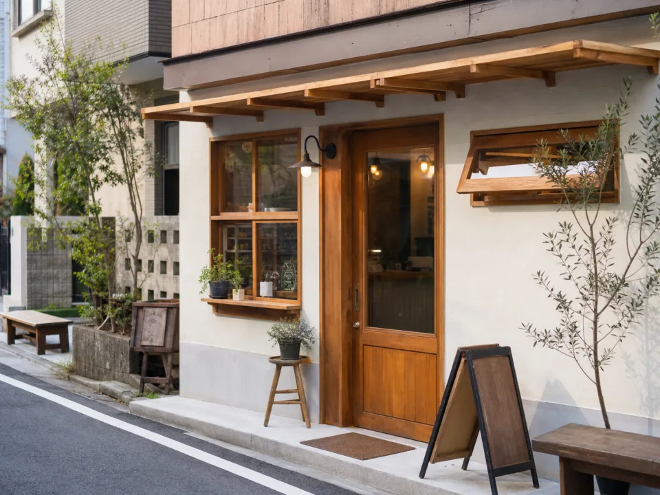 店舗の外観写真の例